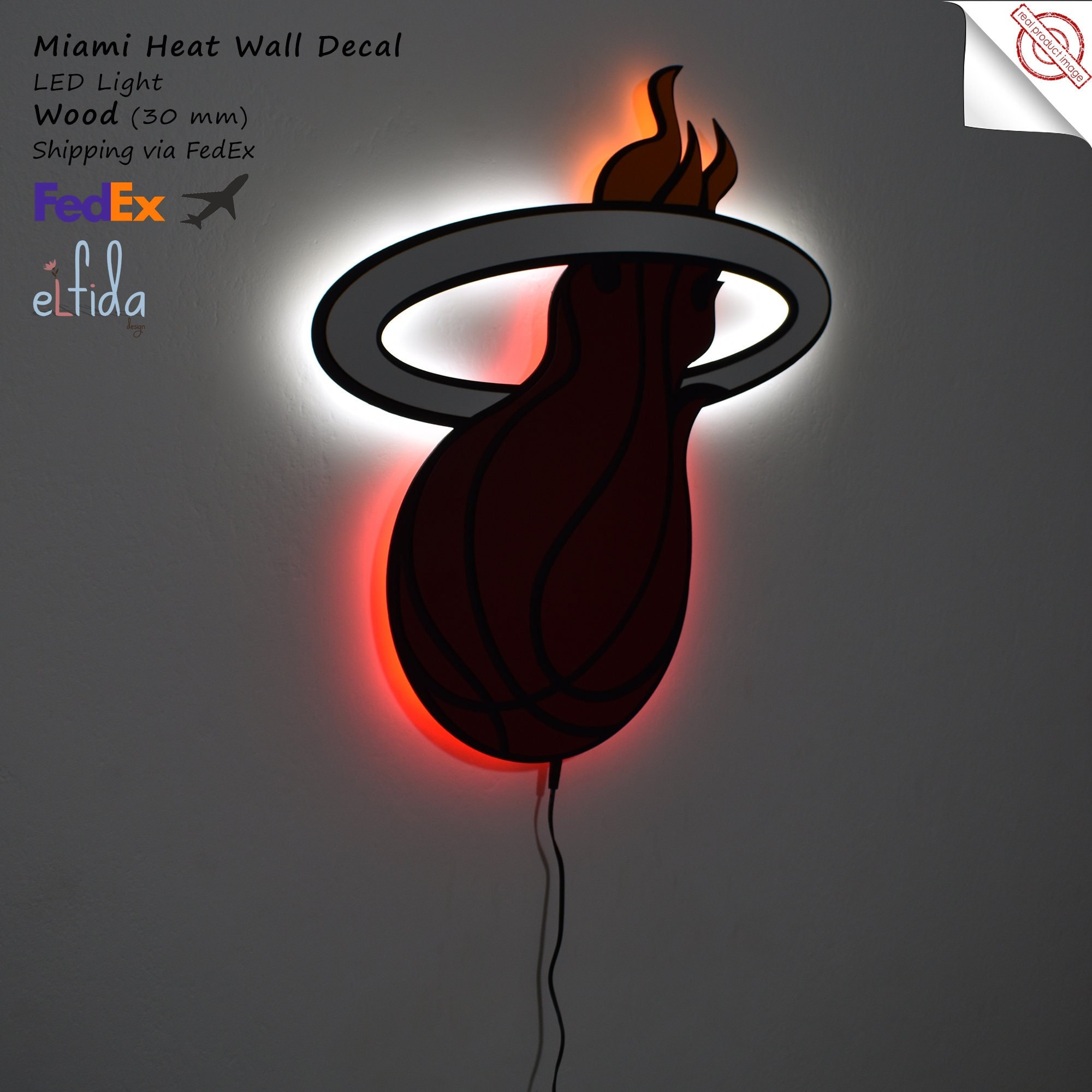Sticker logo décoratif nba Miami_HEAT - Sticker Club Basket - Sticker