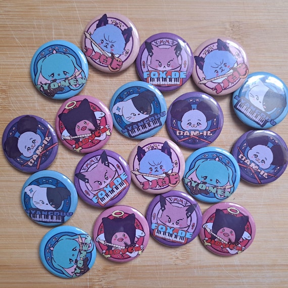 Handmade Xdinary Heroes Xdinary Monsters Buttons - Etsy