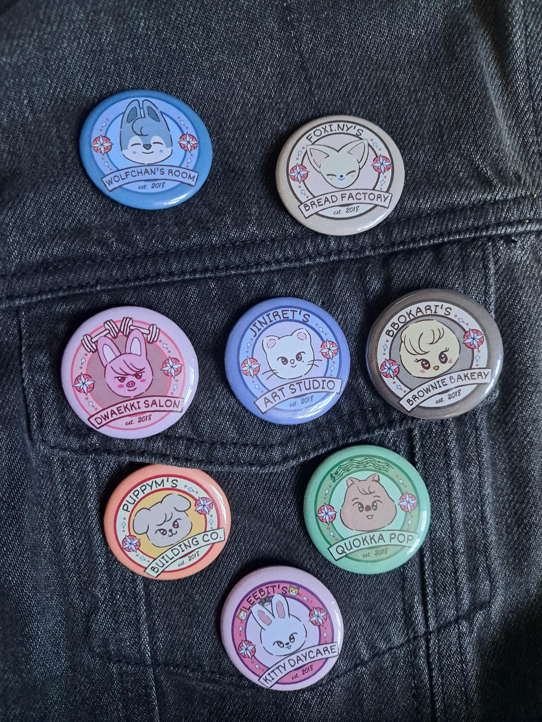 Handmade Stray Kids Skzoo Inspired Button Badges - Etsy