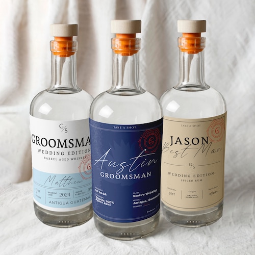 Custom Liquor Bottle Labels Etsy
