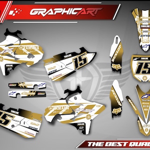 Graphic Kit Yamaha YZ 125 250 (2015) Yamaha YZ125/250- Yamaha YZF 125- YZF 250 Graphic kit - Stickers - Decals Kit
