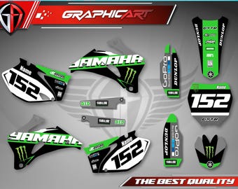 Graphic Kit Yamaha YZF 250F/450F (2003-2009) Yamaha YZ250F - Yamaha YZF 450F - YZF 250F Graphic kit - YZ250F Stickers - YZF250/450F
