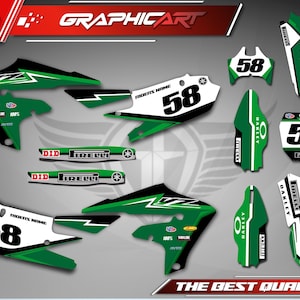 Graphics Kit for YAMAHA YZ250F 2019-2023 - YZ450F 2018-2022 - Customization- Decals- Stickers- Motorcycle - YZ250F - YZ450F - Yamaha