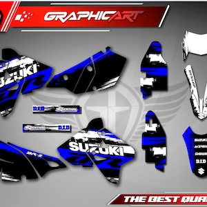 Graphics Decal Kit For Suzuki DRZ400SM (All Years) DRZ 400 SM S E