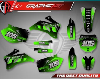 Graphic Kit Yamaha YZF 250F/450F (2003-2009) Yamaha YZ250F - Yamaha YZF 450F - YZF 250F Graphic kit - YZ250F Stickers - YZF250/450F