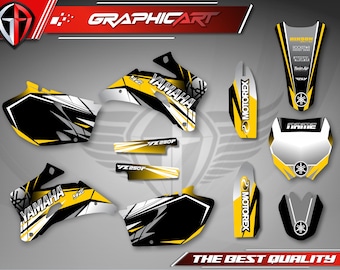 Graphic Kit Yamaha YZF 250F/450F (2003-2009) Yamaha YZ250F - Yamaha YZF 450F - YZF 250F Graphic kit - YZ250F Stickers - YZF250/450F
