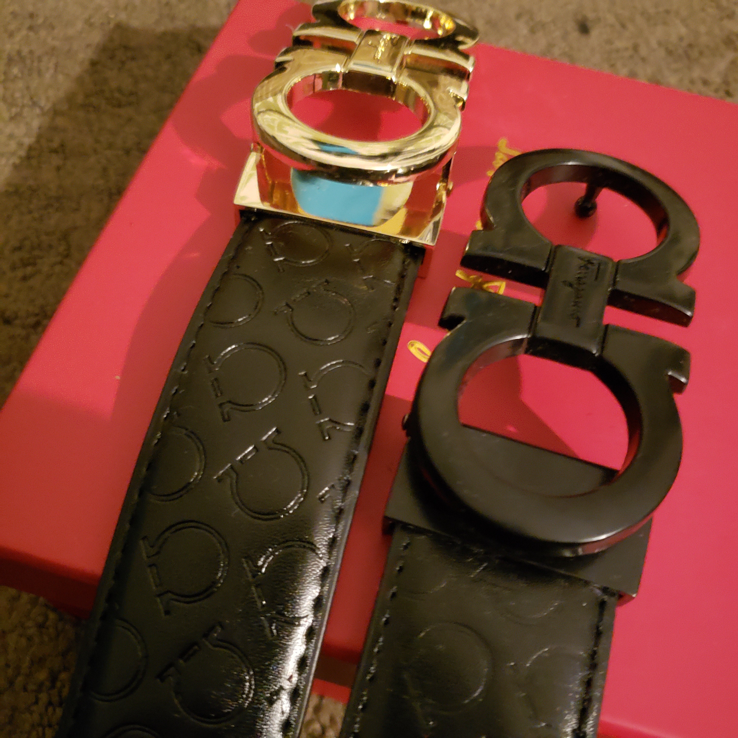 designer leather belt