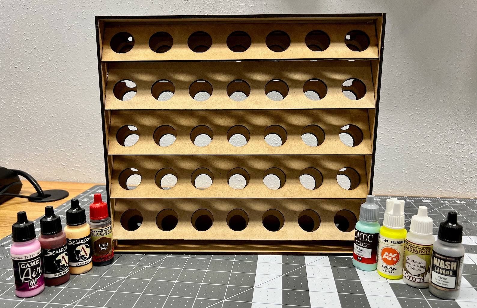 Modular Hobby Paint Rack Vallejo, Citadel, Army Painter, AK Interactive