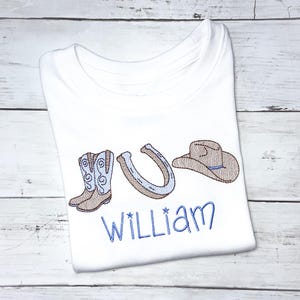 Boys Cowboy Shirt, Cowboy Shirt for Kids, Embroidered Cowboy Boy Shirt, Cowboy Boy Shirt, Cowboy Toddler Shirt, Cowboy Toddler Boy Shirt
