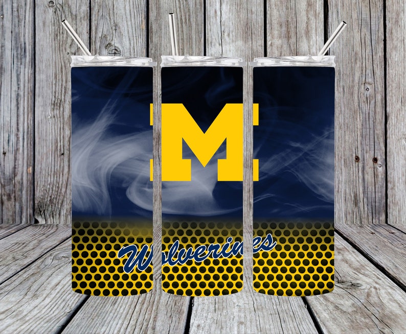 Michigan Wolverines Nail Wraps - wide 9