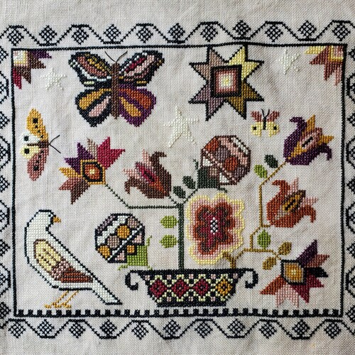 Summer Solstice PDF Cross Stitch Pattern by the Artsy Etsy