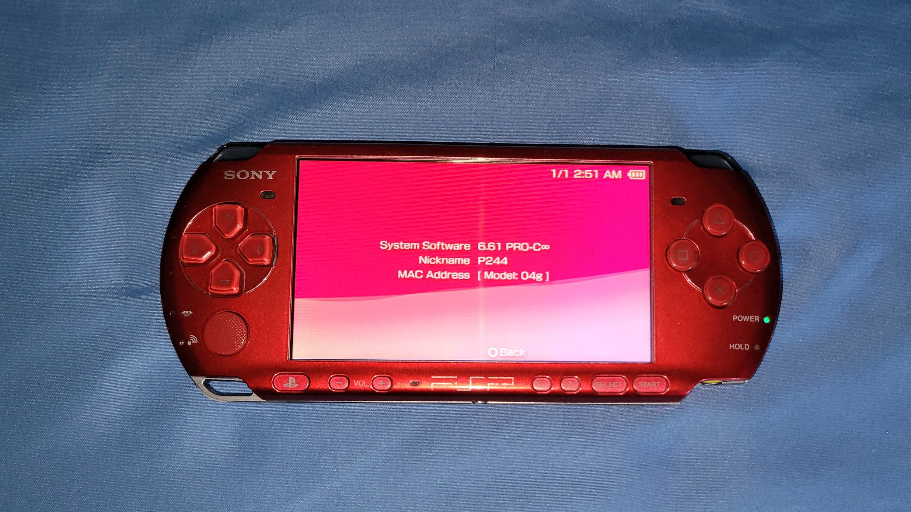 Psp 3000 Radiant Red