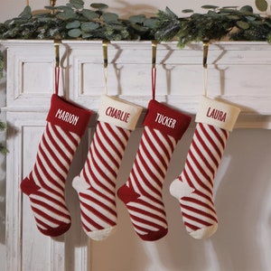 Personalized Christmas Stocking, Custom Stocking, Knit Christmas Stocking, Embroidered Stocking, Knit Stocking, Monogrammed Stockings