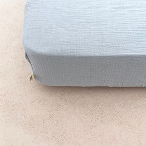 Baby Crib Sheet 100% Premium Cotton - Double Gauze - Soft Breathable Fitted Crib Sheet