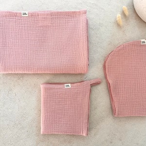 Baby Gift Set - Baby Shower - New Parent Gift - Baby Nursery Essentials - Neutral Baby Gift Box - Muslin Double Gauze - Premium Cotton