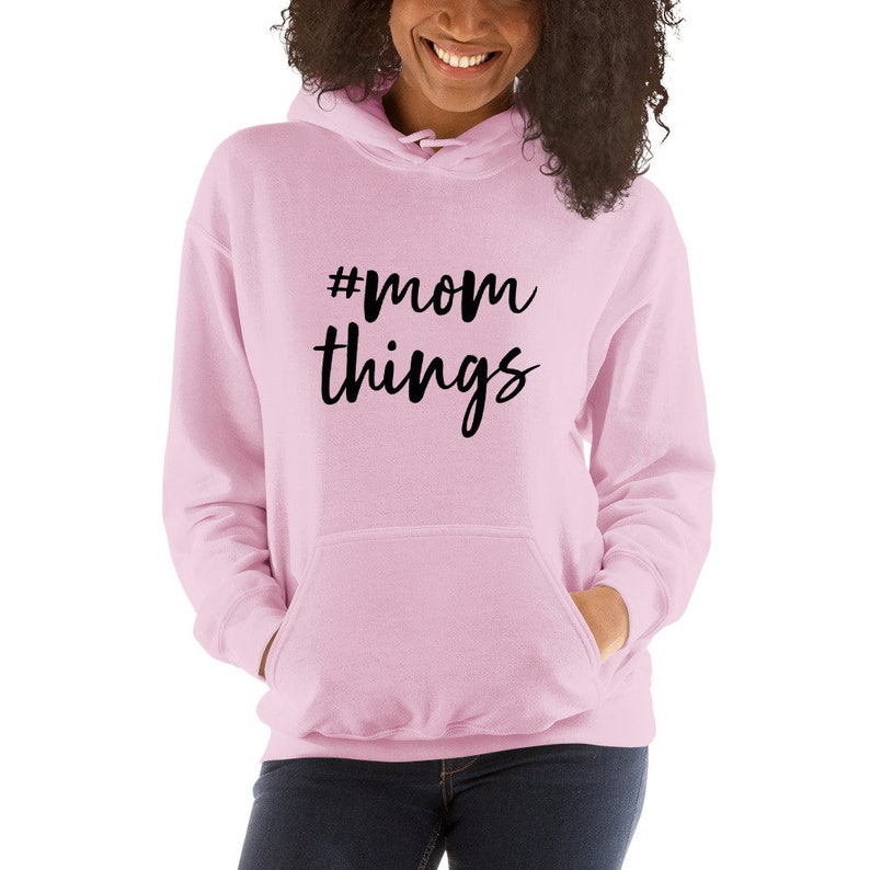 Mom Things Hoodie Gift for Mom Mom's Birthday Funny Mom Etsy