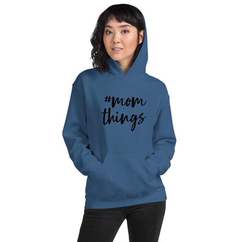 Mom Things Hoodie Gift for Mom Mom's Birthday Funny Mom Etsy