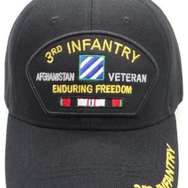 U.S. Army, 3rd ID Afghanistan Veteran, 3rd Infantry Division, black hat