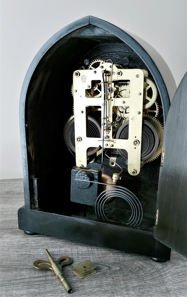 ANTIQUE SETH THOMAS Mahogany Beehive Mantel Clock 10.5 Etsy