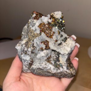 Chalcopyrite & Calcite