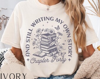 Comfort Colors Chapter 40 Shirt, 40th Birthday Shirt, 40th Birthday Gifts for Women, Fortieth Birthday Party Shirt, 1986 Birthday T-Shirt