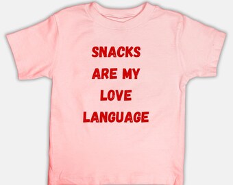 Snacks Toddler Tee - Bella Canvas