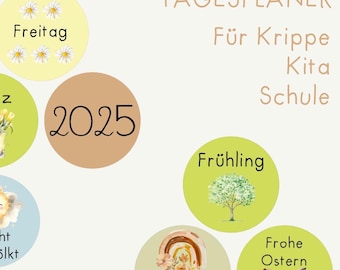 Morning circle cards kindergarten, daily planner kindergarten, daily planner crèche, daily plan child, weekly planner kindergarten, Montessori cards, daycare