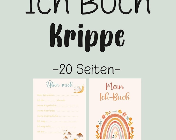 Ich–Buch (PDF Vorlagen) - Etsy.de