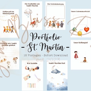 St. Martin Portfolio, Festival of Lights Kindergarten, St. Martin, Lantern Procession, St. Martin&#39;s Day, Autumn Portfolio, Portfolio Festivals, Kita Autumn, pdf