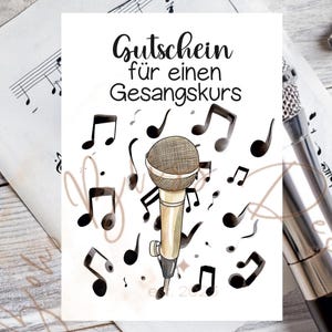 Singing course voucher, singing voucher, singing lesson voucher, voice training voucher, vocal coaching voucher, singing teacher voucher