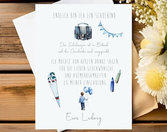 Card for school enrollment thank you card for school enrollment boy personalized eCard thank you card for school enrollment thank you cards for school enrollment