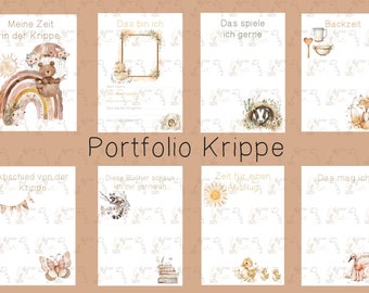Portfolio templates crèche, kindergarten folder, kindergarten portfolio templates, portfolio kindergarten folder, portfolio day care, portfolio crèche