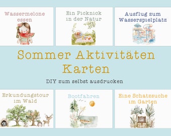 Routine cards for children, summer activities, everyday activities for children, summer activity book for children, children's activities, ideas for children