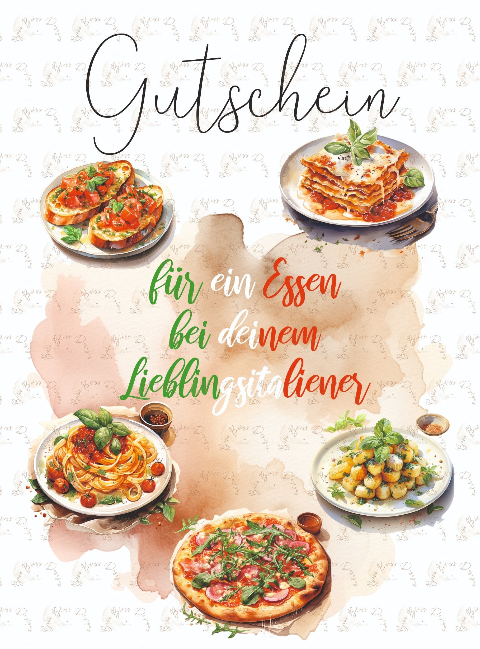 Gutschein Fr Ein Essen