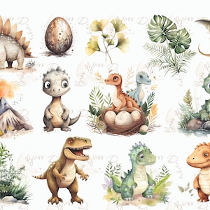 Dinosaur clipart, Cute Dinosaur Clip Art, dinosaur party, dinosaur wall art, dinosaur graphics, sublimation dinosaur, dinosaur png, t-rex