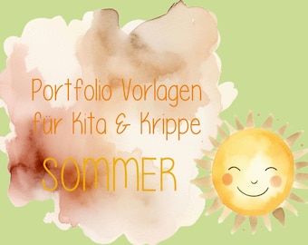 Portfolio crèche, portfolio kindergarten, portfolio templates kindergarten, portfolio template crèche, portfolio kindergarten folder