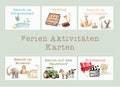 Vouchers for children, coupons, activity vouchers, voucher book activities, voucher gift child teenager godchild teenager