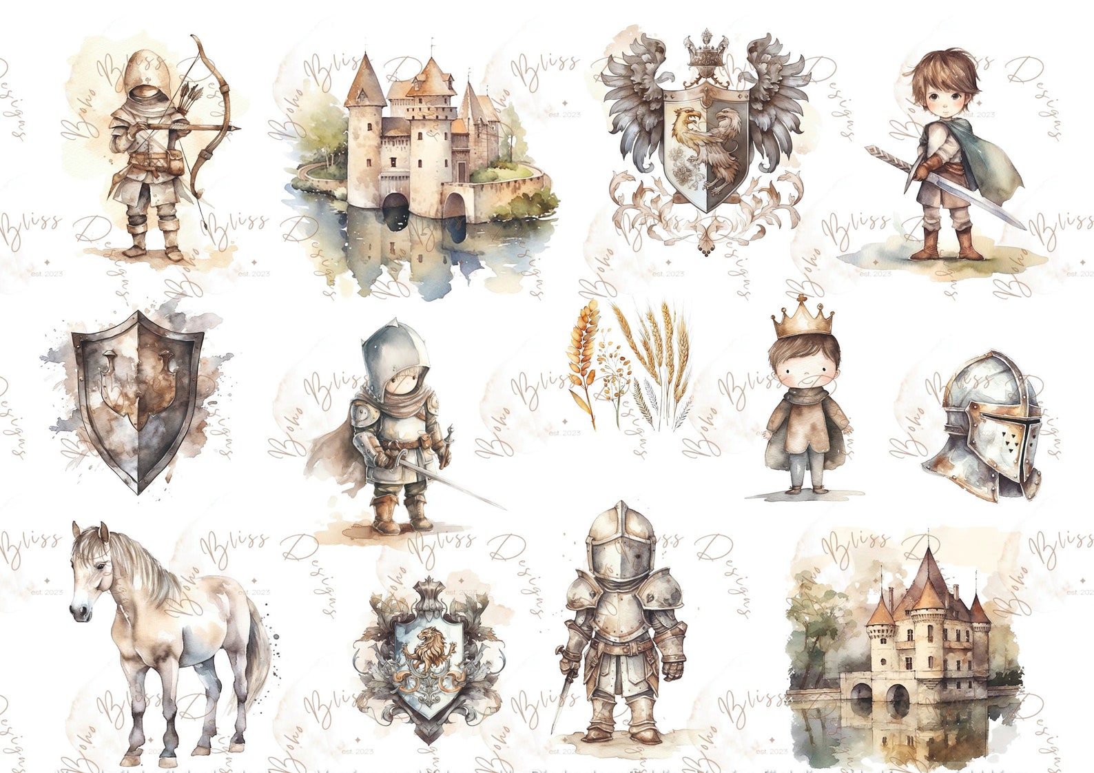 Clipart Ritter Kindergeburtstag Einladung Mittelalter Drachen Knight