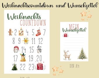 Christmas wish list, Santa Claus wish list, Christ Child wish list, children's wish list, Christmas countdown, Christmas countdown