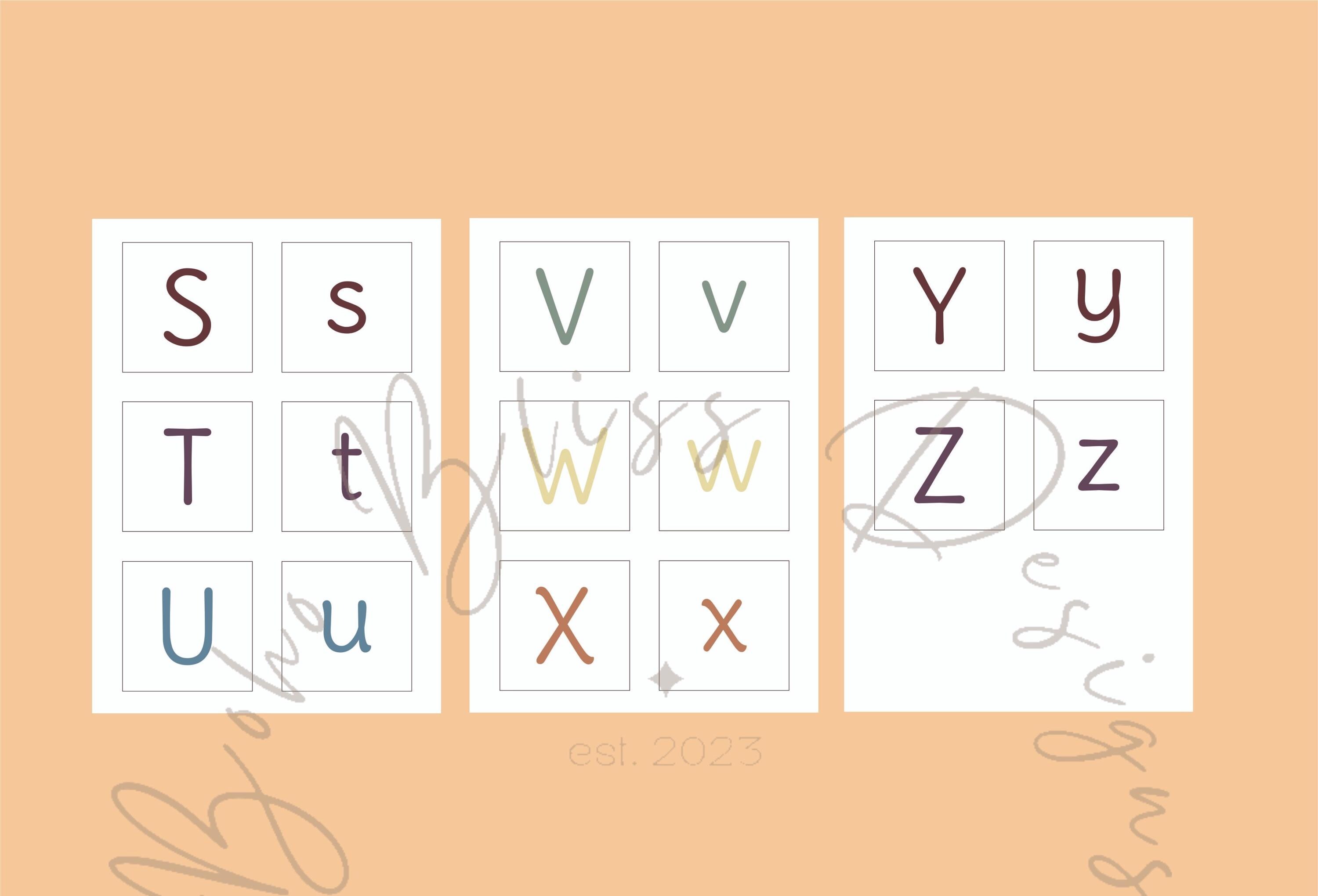 Alphabet Sorting Game, Learn ABC Letters, Toddler, Daycare ...