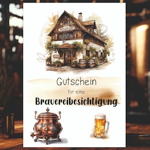 Voucher brewery tour, voucher beer, gift voucher brewery tour, voucher beer tasting, voucher brewery tour