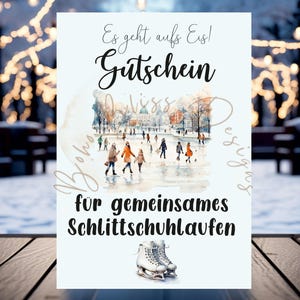 Voucher ice skating, voucher card ice skates, voucher card ice skating, voucher ice skating template, voucher ice skating rink