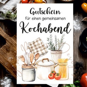 Gutschein Kochabend, Gutschein kochen, Gutschein Kochabend verschenken, Kochen Geschenk, Geschenk Kochen, Einladung Kochen, gemeinsam kochen