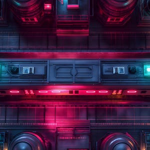 37 Cyberpunk Train Station Battle Maps voor DnD en RPG – Sci-Fi Digital Map Pack voor Dungeons & Dragons, Cyberpunk RPG Battlemaps