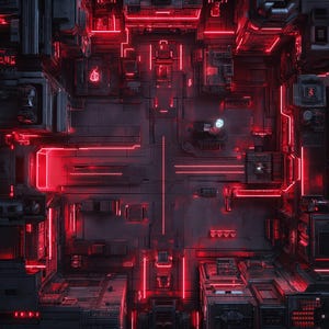 30 Cyberpunk Industrial Battlemap Bundle voor RPG, Cyberpunk Maps voor Dungeons & Dragons, DnD, Digitale RPG Maps, Hoogwaardige Battle Map