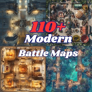 Moderne DnD-Kampfkarten: Verbessern Sie Ihre urbanen Abenteuer, digitale RPG-Karten, Dnd-Kampfkarte, Dnd-Karte