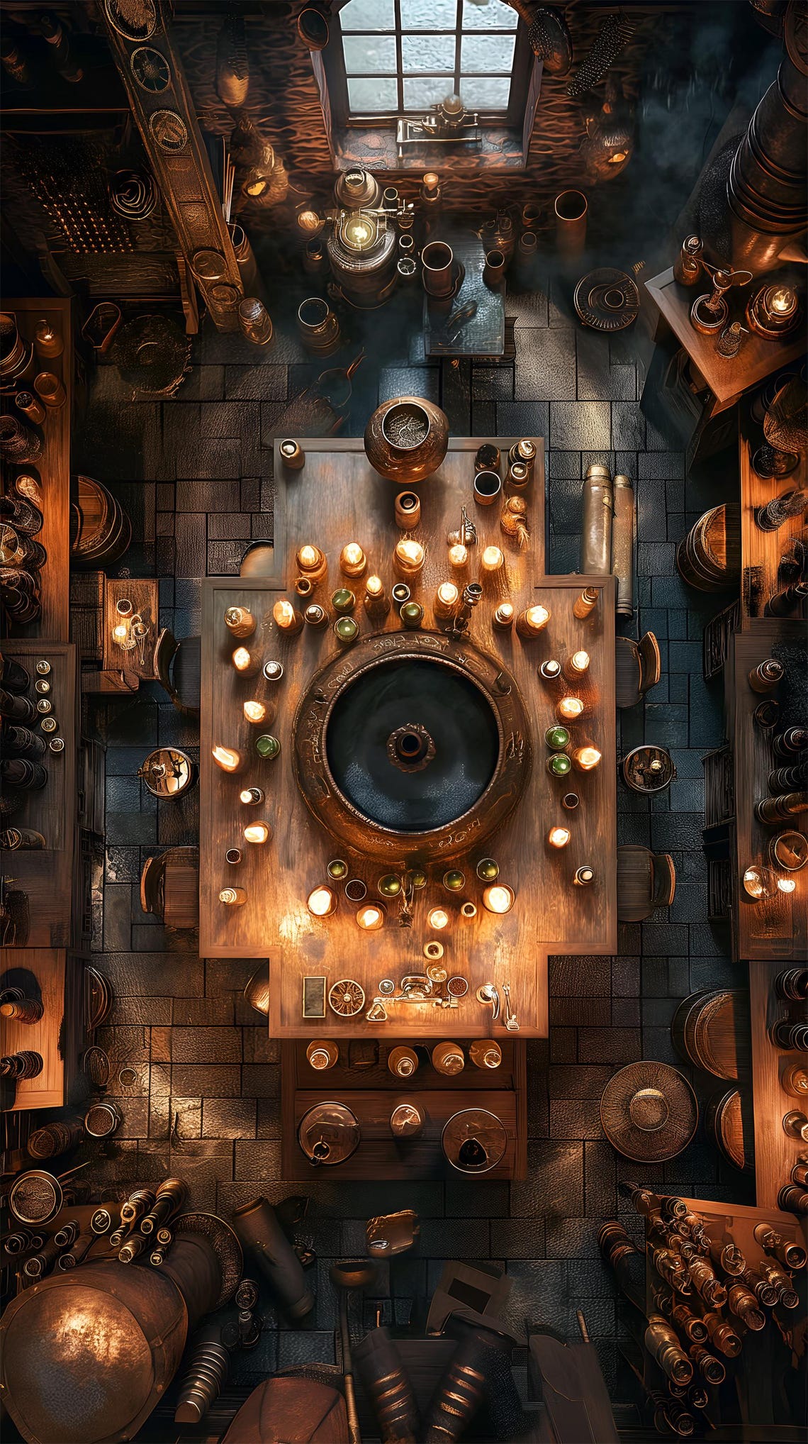 Alchemist's Lab Battle Map | Magical Laboratory TTRPG Map for Dnd | VTT ...