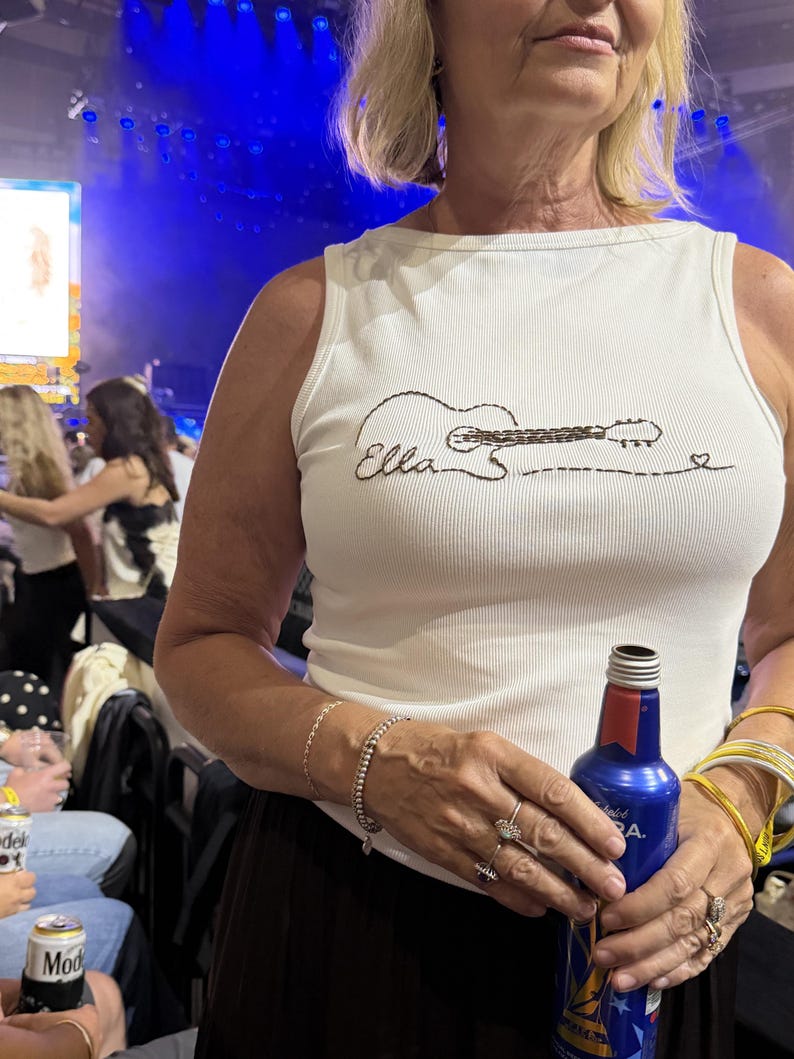 Tanker Top Loading Custom Hand Embroidered Tank-top - Etsy Canada