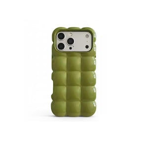Funda para teléfono GREEN BUBBLE (Accesorios para teléfono ADORN - Marca canadiense) iPhone 17, 16, Pro Max, 15, Series 14, 13 y 12