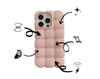 Baby Pink BUBBLE Phone Case (ADORN Phone Accessories - Canadian Brand)